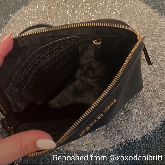 Michael Kors Black Leather Crossbody - Picture 11 of 12